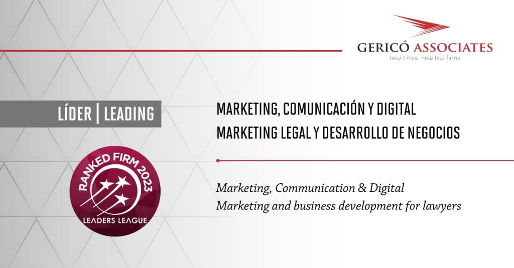 Gericó Associates, first Spanish consulting firm to lead the Leaders League ranking 1 Gericó Associates, first Spanish consulting firm to lead the Leaders League ranking 1